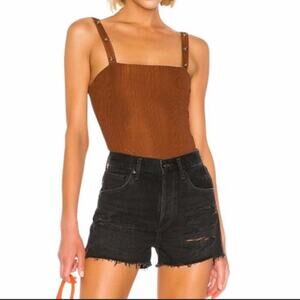 The East Order Bodysuit Ribbed Cocoa